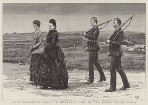What Boycotting Means in Ireland, a Lady of the Manor making Calls